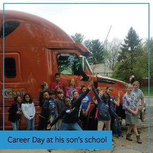 Truck at career day