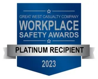 workplace-safety-awardClassic Carriers workplace safety award badge