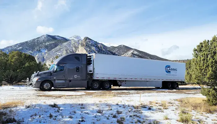 Classic Carriers refrigerated truck
