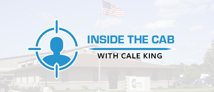 Inside the cab with Classic Carriers truck driver Cale King.